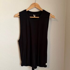 Vuori Trinity Twist Back Racerback Tank Top Black Women’s Size Small